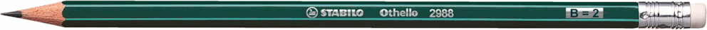 Ołówek drewniany STABILO Othello 2988 z gumką B