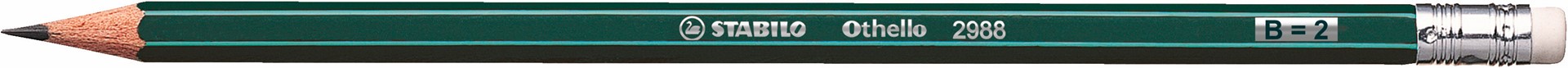 Ołówek drewniany STABILO Othello 2988 z gumką B