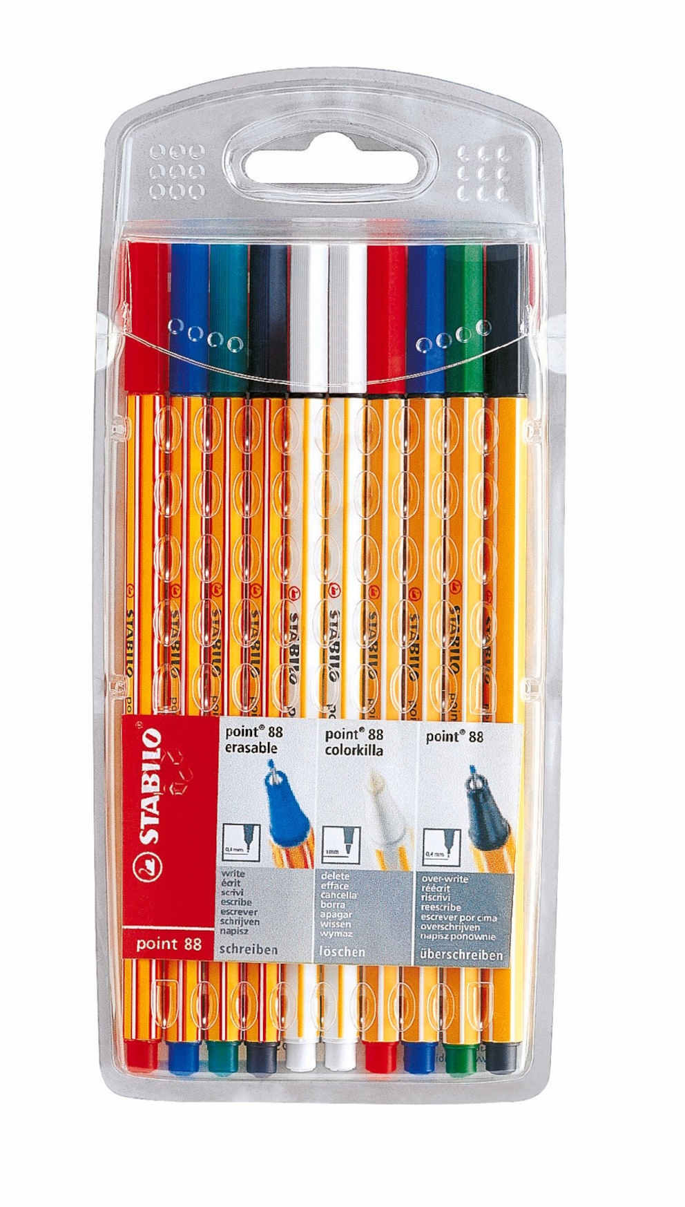 Cienkopis STABILO point 88 colorkilla etui 10 szt.