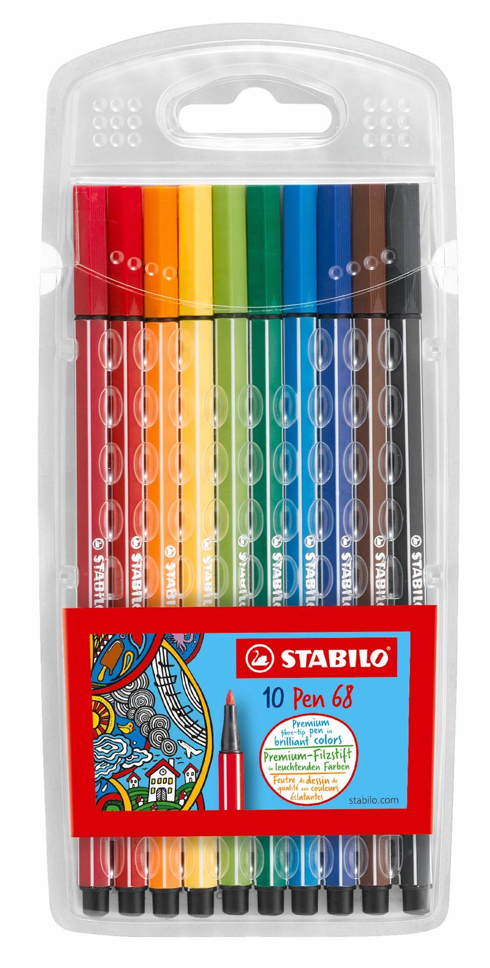 Flamaster STABILO Pen 68 etui 10 szt.