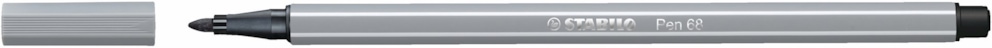 Flamaster STABILO Pen 68 szary zimny średni