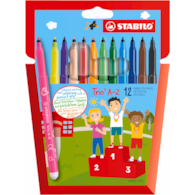 Flamaster STABILO Trio A-Z  etui kartonowe 12 szt.