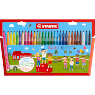 Flamaster STABILO Trio A-Z  etui kartonowe 30 szt.