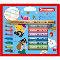 Flamaster STABILO Trio Deco etui kartonowe 8 szt.