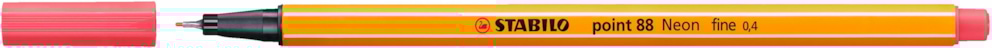 Cienkopis STABILO point 88 neon czerwony