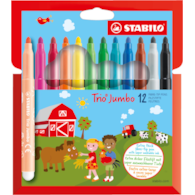 Flamaster STABILO Trio Jumbo etui kartonowe 12 szt.