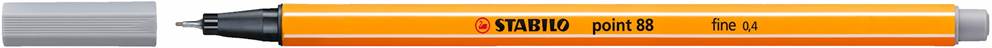 Cienkopis STABILO point 88 szary zimny średni