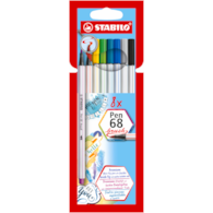Flamaster STABILO Pen 68 brush etui kartonowe 8 szt.