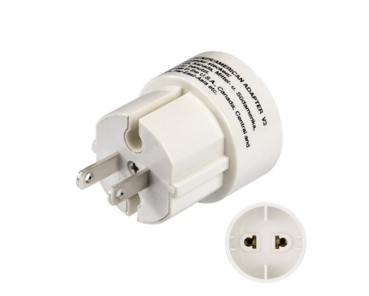Adapter podróżny -wtyczka amerykańska  EU-USA