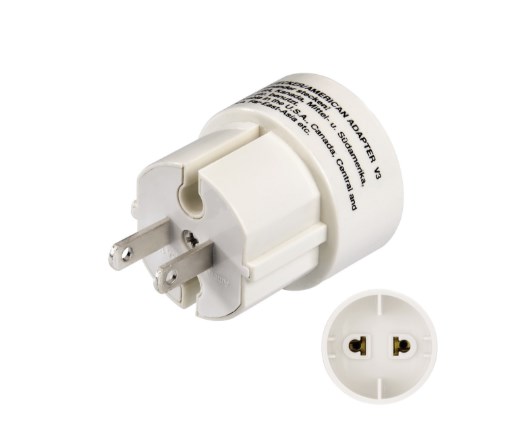 Adapter podróżny -wtyczka amerykańska  EU-USA