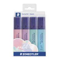Zakreślacz Textsurfer classic Pastel, 4 kol. w opak., Staedtler