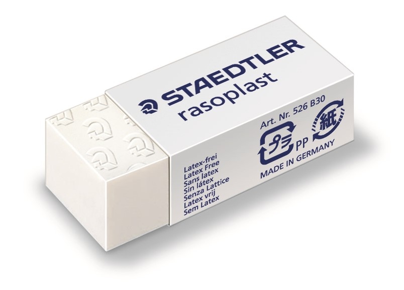 Gumka Rasoplast, 43x19x13 mm, 30 szt. w opk., Staedtler