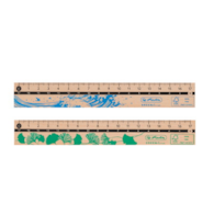 LINIJKA DREWNIANA HERLITZ GREENLINE  17 CM