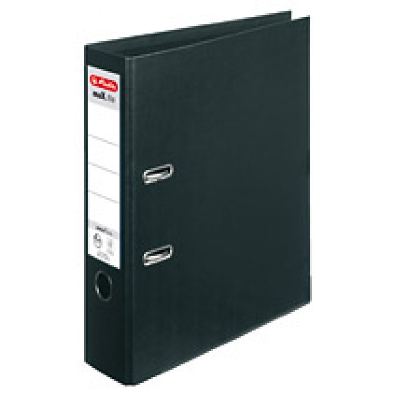 SEGREGATOR DŹWIGNIOWY HERLITZ MAX.FILE PROTECT PLUS A4/8CM CZARNY