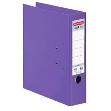 SEGREGATOR DŹWIGNIOWY HERLITZ MAX.FILE PROTECT PLUS A4/8CM FIOLETOWY