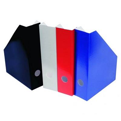 Pojemnik pionowy na dokumenty, tekturowy, pionowy.multicolor