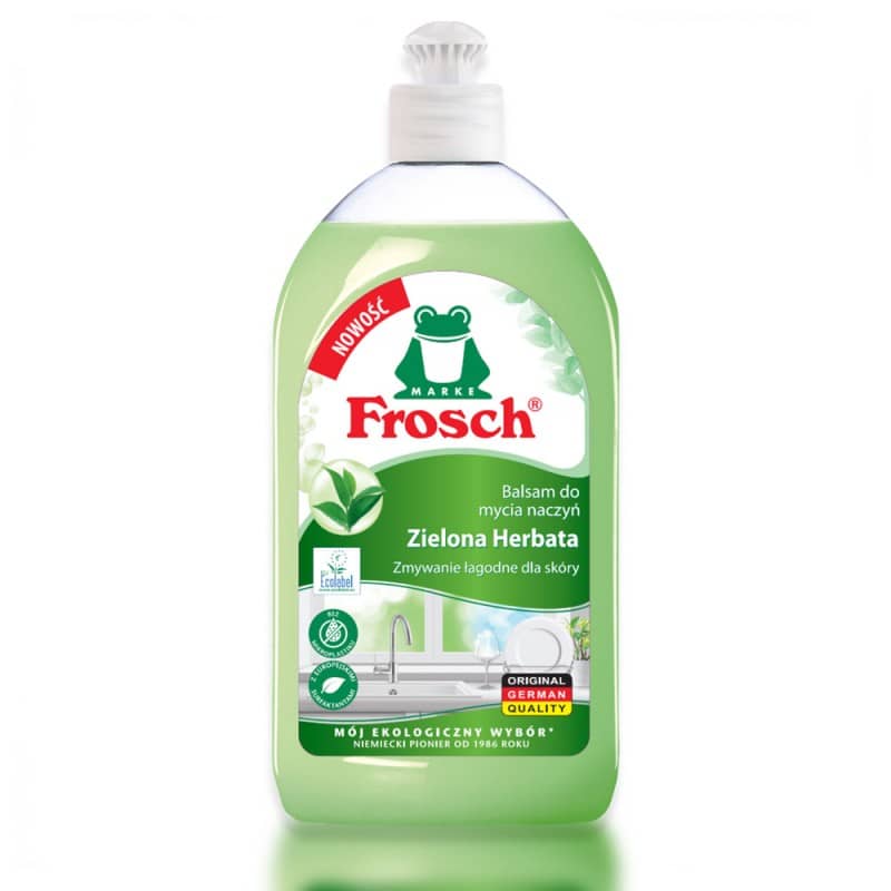 Frosch Cytrynowy płyn do mycia naczyń balsam zielona herbata 500 ml