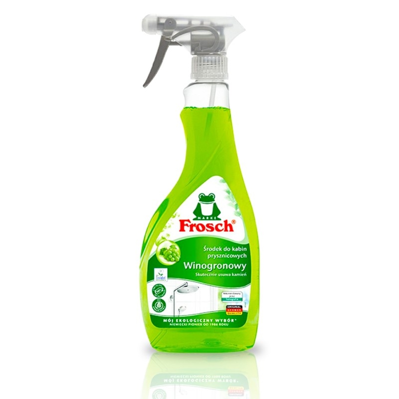 FROSCH Winogronowy środek czyszczący do kabin prysznicowych 500ml