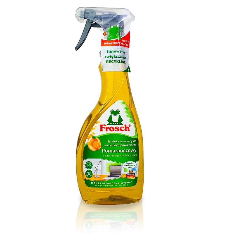 FROSCH Spray do czyszczenia powierzchni pomarańczowy 500 ml