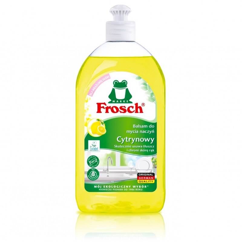 Frosch Cytrynowy płyn do mycia naczyń balsam naturalny ekstrakt z cytryny 500 ml