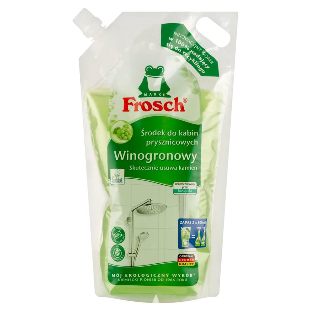 Frosch Winogronowy środek do kabin prysznicowych w worku 1 l