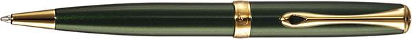 Długopis DIPLOMAT Excellence A2, zielony/złoty