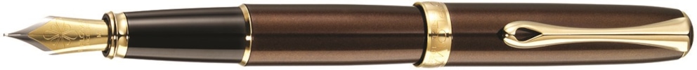 Pióro wieczne DIPLOMAT Excellence A2 Marrakesh Gold, F, brązowe