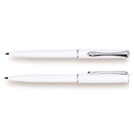 Ołówek automatyczny DIPLOMAT Traveller, 0,5mm, biały/chromowany