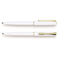 Ołówek automatyczny DIPLOMAT Traveller, 0,5mm, biały/złoty
