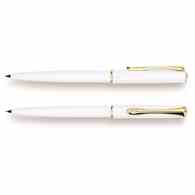 Ołówek automatyczny DIPLOMAT Traveller, 0,5mm, biały/złoty