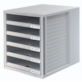 Zestaw 5 szufladek HAN CabinetSet, polistyren, A4, otwarte, szary