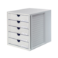 Zestaw 5 szufladek HAN System-Box, polistyren, A4, szary