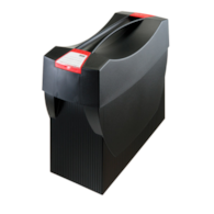 Pojemnik na teczki zawieszkowe HAN Swing Plus, polistyren, A4, z wiekiem, czarny