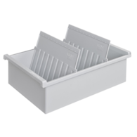 Kartoteka otwarta HAN Kartei, polistyren, A5, szara