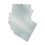 Przekładki HAN Kartei, PP, A4, do kartoteki, A-Z, 25 kart, szare