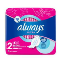 Podpaski higieniczne ze skrzydełkami Always Ultra Super Plus 8 sztuk