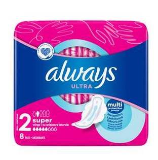 Podpaski higieniczne ze skrzydełkami Always Ultra Super Plus 8 sztuk