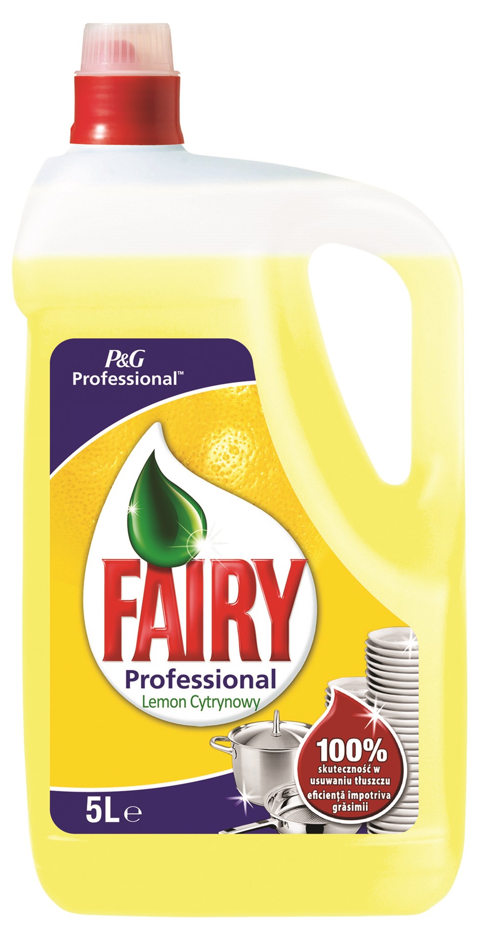 Płyn do mycia naczyń FAIRY cytryna, profesjonalny, 5l