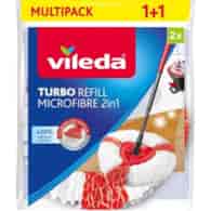 Mop VILEDA wkład turbo 2w1 czerwono-biały 2szt