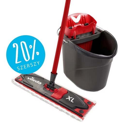 Mop VILEDA ULTRAMAX BOX XL (mop płaski + wiaderko) 160932