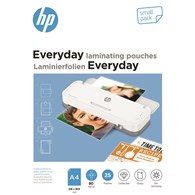 Folie laminacyjne HP EVERYDAY, A4, 80 mic, 25 szt., przezroczyste/połysk
