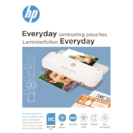 Folie laminacyjne HP EVERYDAY, BUSINESS CARD, 80 mic, 100 szt., przezroczyste/połysk