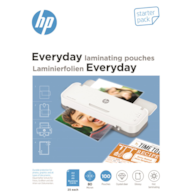 Folie laminacyjne HP EVERYDAY, 25 x (A4, A5, A6, B-Card), 80 mic, 100 szt., przezroczyste/połysk
