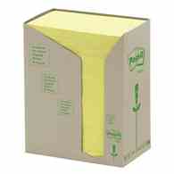 Bloczek samoprzylepny ekologiczny POST-IT® (655-1T), 16x100 kart., 127x76mm, żółty