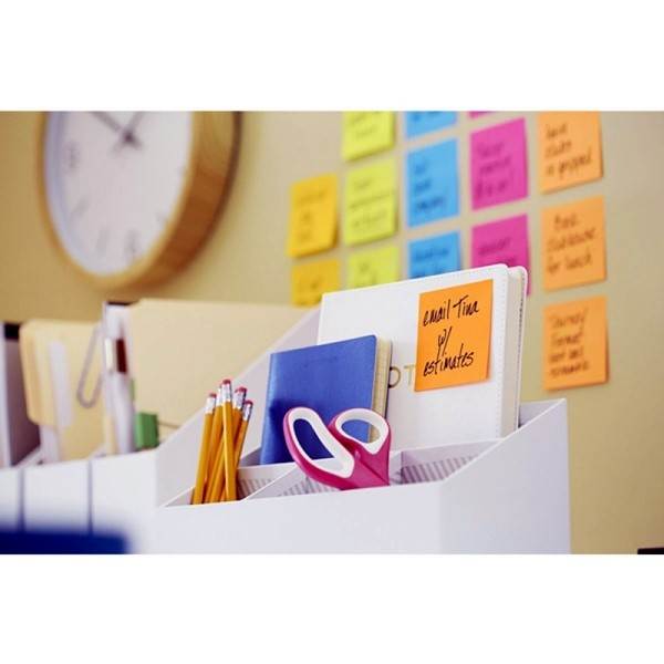 Bloczek sam POST-IT 654-TFEN 76x76 mix kolor