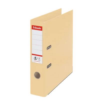 Segregator Esselte No.1, Naturelle, A4, szer. 75 mm, beżowy