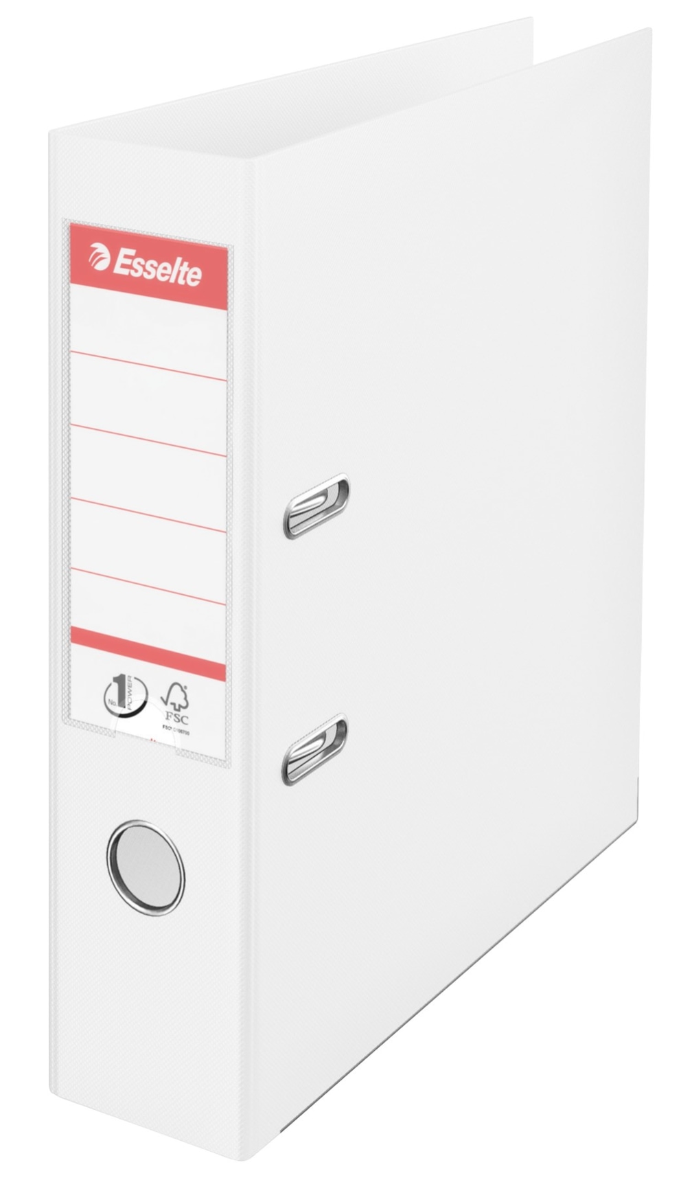 Segregator biurowy Esselte No.1, A4, szer. 75 mm, biały