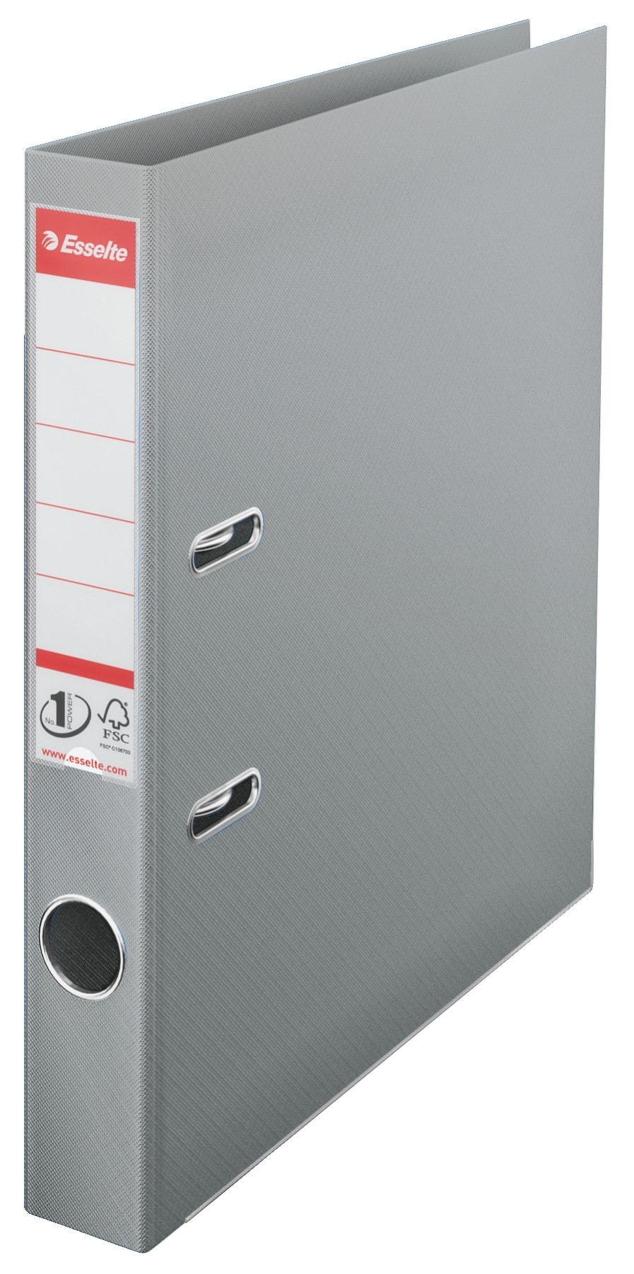 Segregator biurowy Esselte No.1, A4, szer. 50 mm, szary