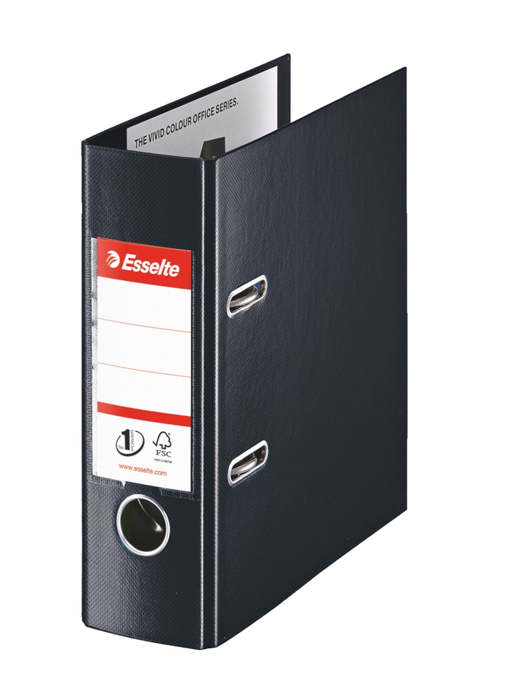 Segregator Esselte No.1 Vivida, A5, szer. 75 mm, czarny