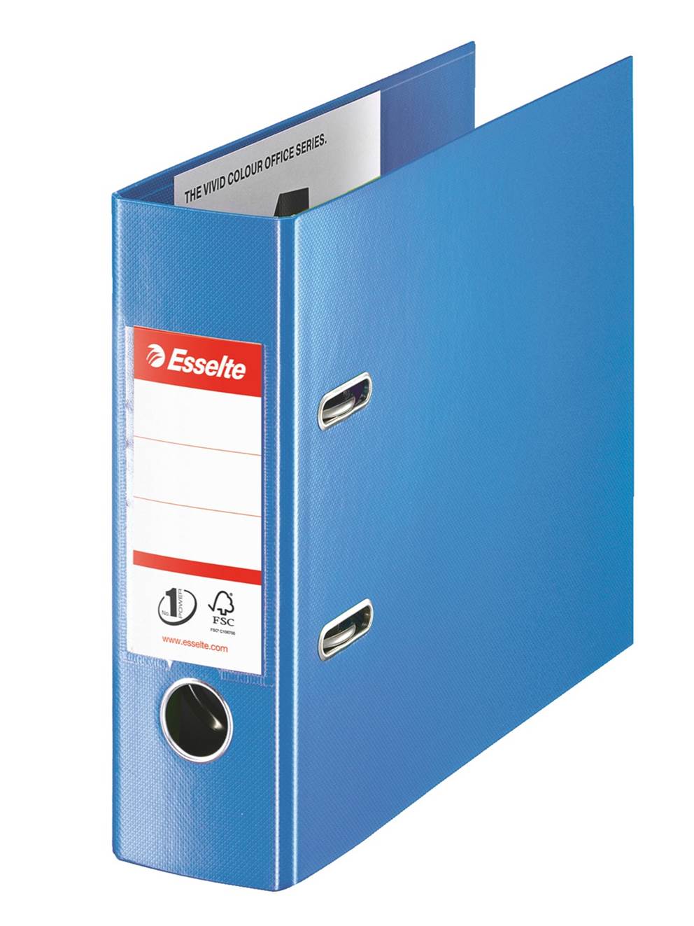 Segregator Esselte No.1 bankowy Vivida, szer. 75 mm, niebieski